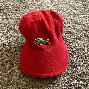 Lacoste red cap